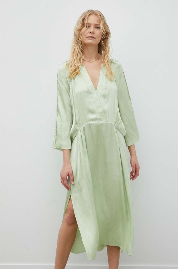 Day Birger et Mikkelsen Haljina Day Birger et Mikkelsen Tess boja: zelena, midi, oversize