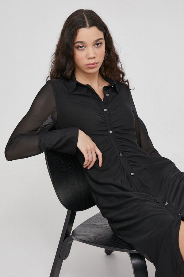 DKNY Haljina Dkny boja: crna, mini, ravna