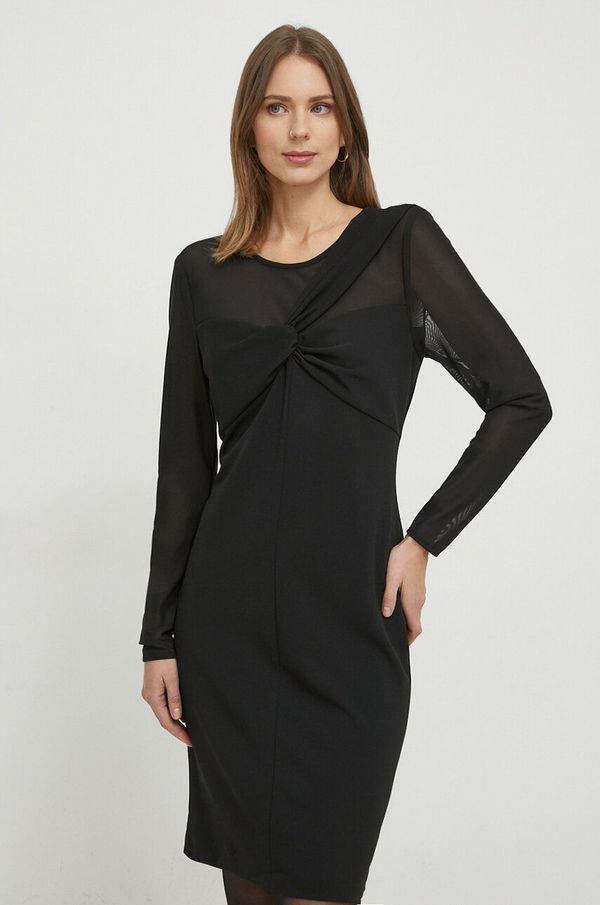DKNY Haljina Dkny boja: crna, mini, ravna