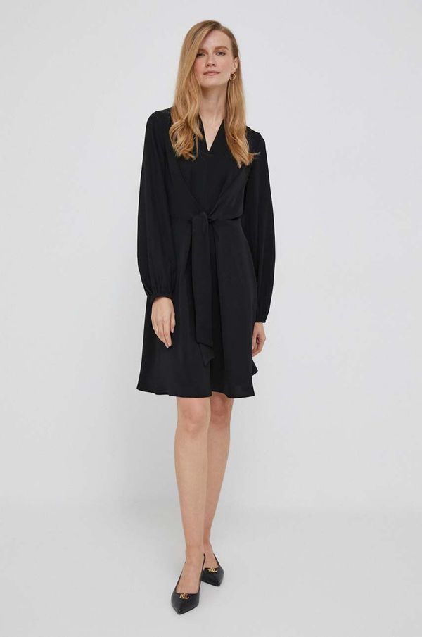 DKNY Haljina Dkny boja: crna, mini, uska