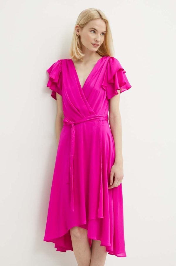 DKNY Haljina Dkny boja: ružičasta, midi, širi se prema dolje, DD4AQ571