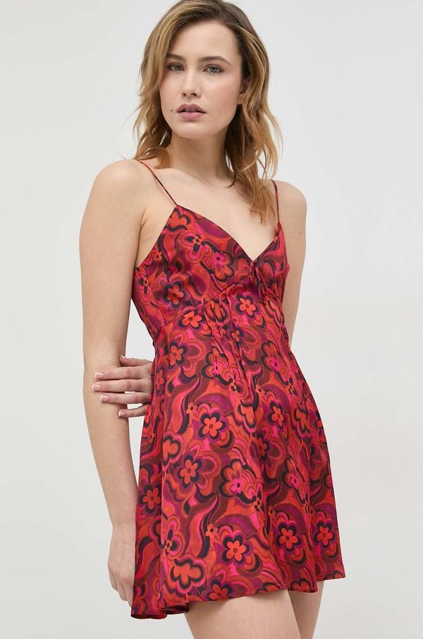 For Love & Lemons Haljina For Love & Lemons boja: crvena, mini, uske