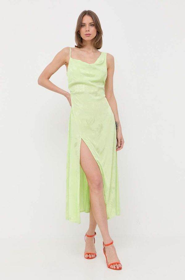 For Love & Lemons Haljina For Love & Lemons Ilana boja: zelena, midi, uska