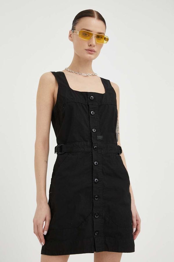 G-Star Raw Haljina G-Star Raw boja: crna, mini, uske