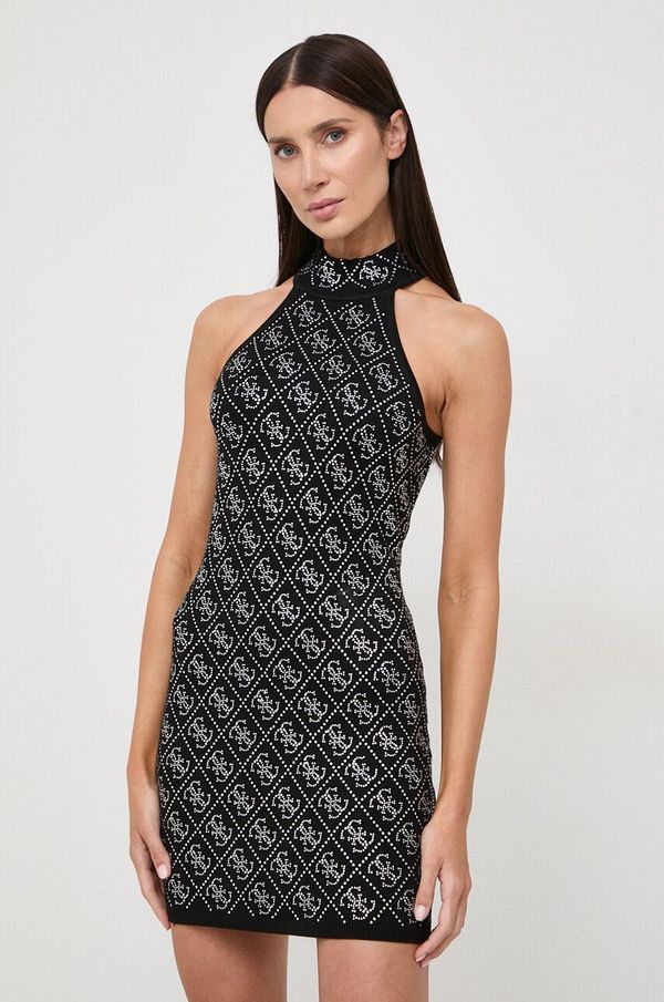 Guess Haljina Guess boja: crna, mini, uska