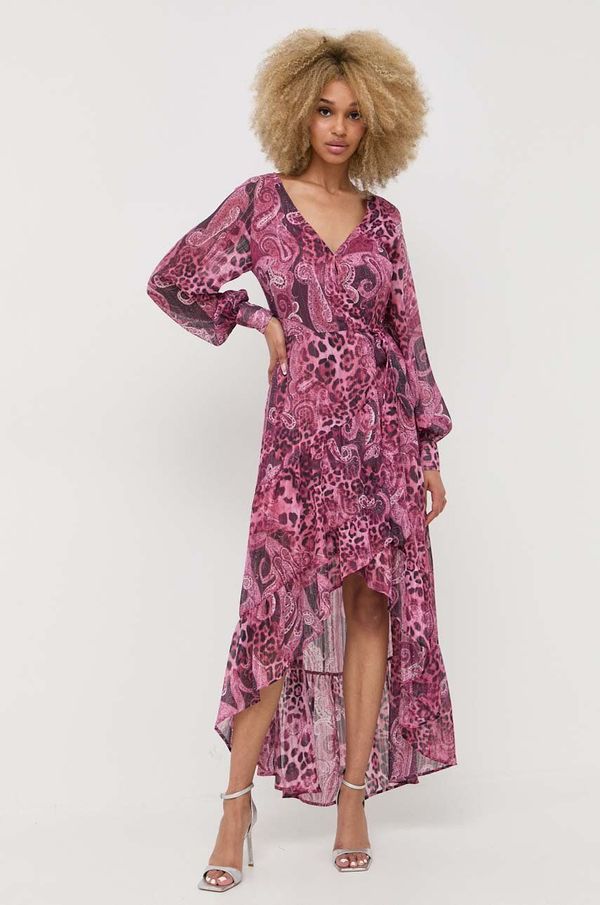 Guess Haljina Guess boja: ljubičasta, maxi, ravna
