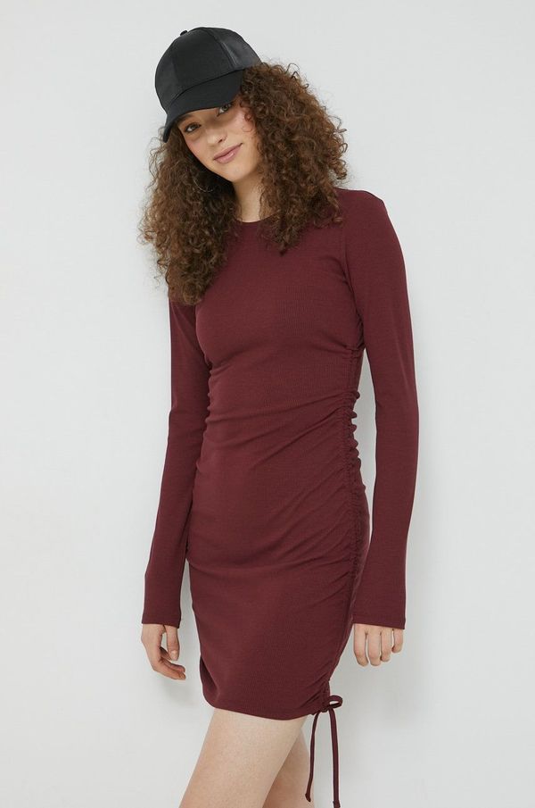 Hollister Co. Haljina Hollister Co. boja: bordo, mini, uske