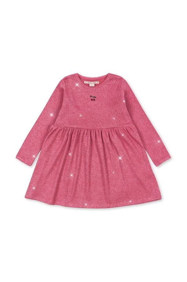 Konges Sløjd Haljina Konges Sløjd ROLI DRESS boja: ružičasta, mini, širi se prema dolje, KS101654