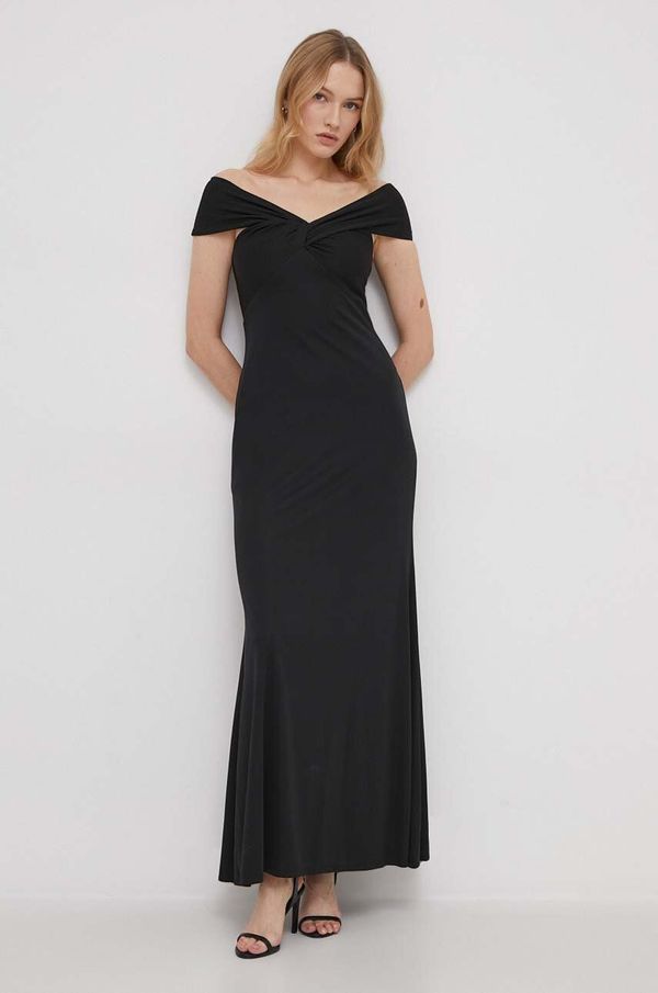 Lauren Ralph Lauren Haljina Lauren Ralph Lauren boja: crna, maxi, ravna