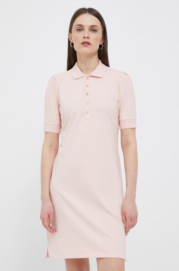 Lauren Ralph Lauren Haljina Lauren Ralph Lauren boja: ružičasta, mini, ravna, 200834569