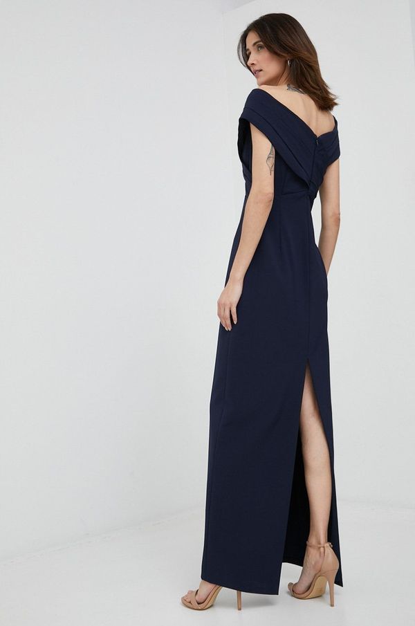 Lauren Ralph Lauren Haljina Lauren Ralph Lauren boja: tamno plava, maxi, ravna