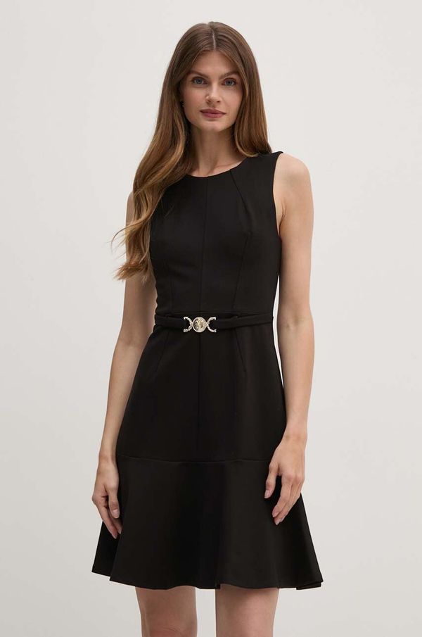 Marciano Guess Haljina Marciano Guess ODETTE boja: crna, mini, širi se prema dolje, 4YGK22 6375Z