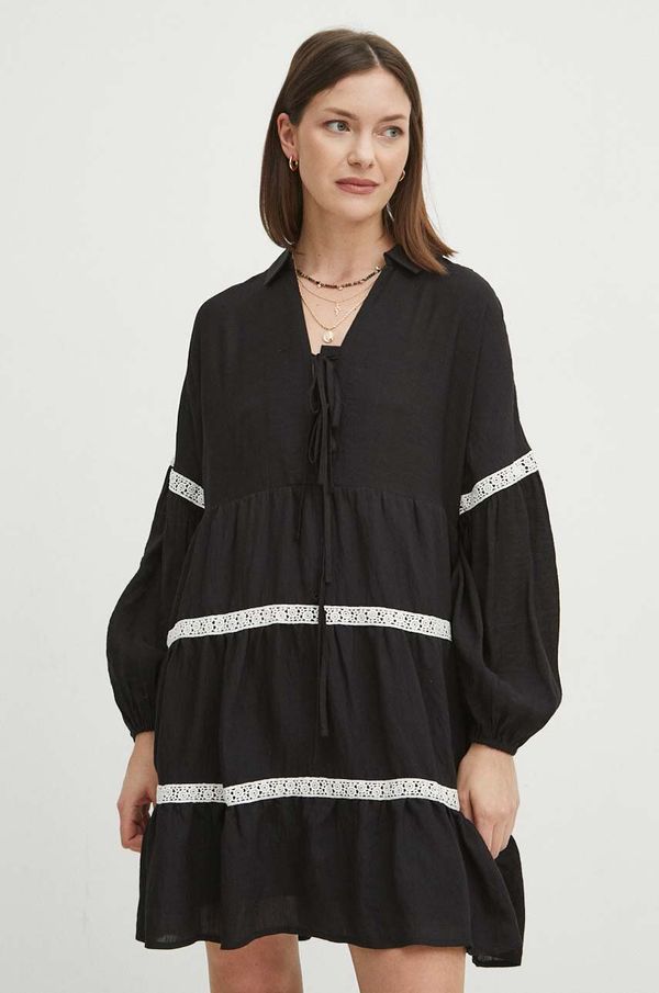 Medicine Haljina Medicine boja: crna, mini, oversize
