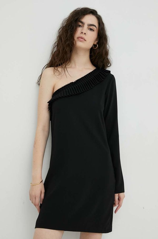The Kooples Haljina The Kooples boja: crna, mini, ravna