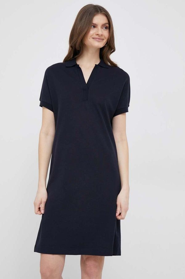 Tommy Hilfiger Haljina Tommy Hilfiger boja: tamno plava, mini, oversize