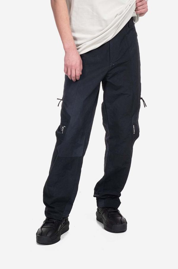 A-COLD-WALL* Hlače A-COLD-WALL* Irregular Dye Trousers za muškarce, boja: crna, ravni kroj, ACWMB181-BLACK