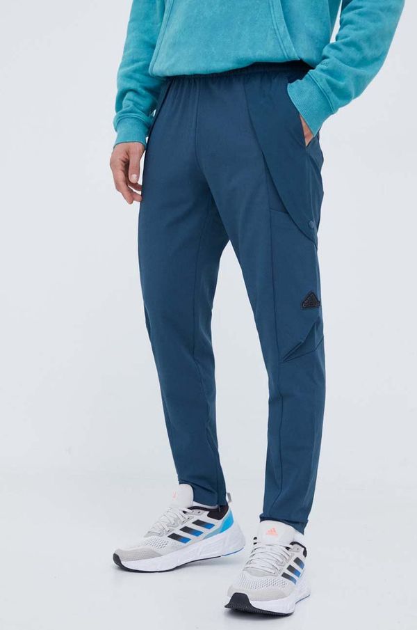 adidas Hlače adidas za muškarce, boja: tirkizna, uski kroj