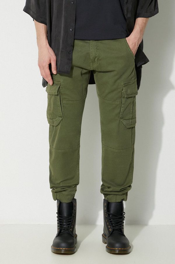 Alpha Industries Hlače Alpha Industries Army za muškarce, boja: zelena, cargo kroj 196210.142