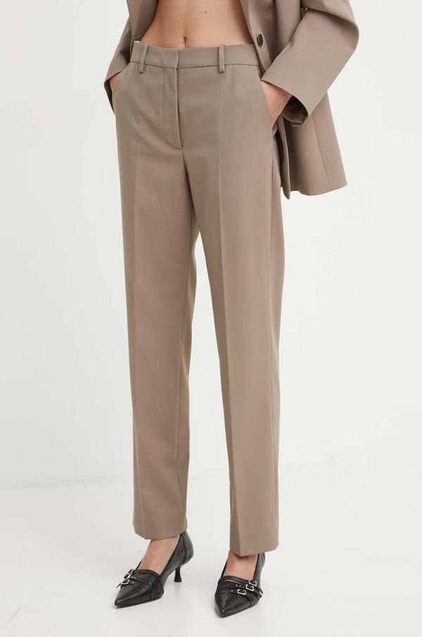 By Malene Birger Hlače By Malene Birger IGDA za žene, boja: smeđa, ravni kroj, visoki struk, Q72526002