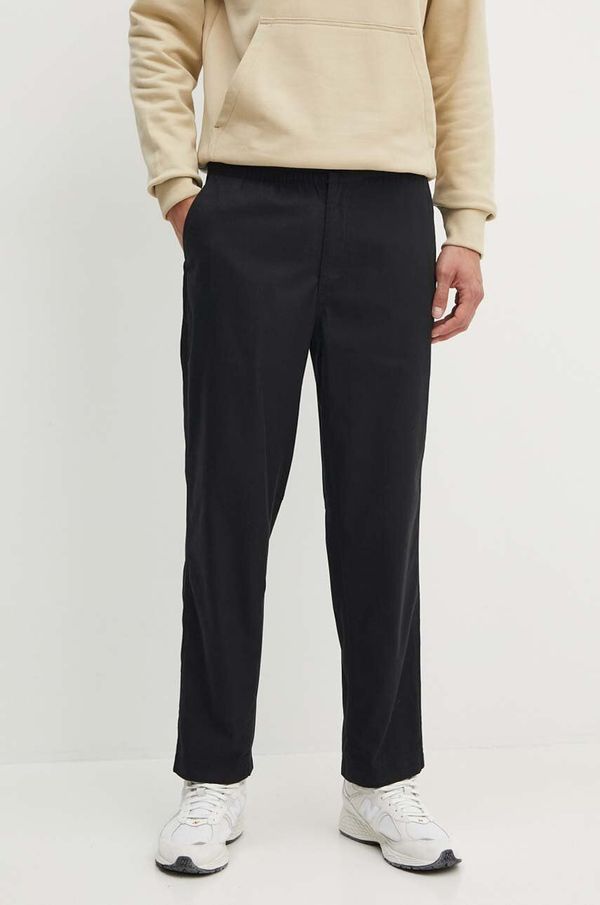 Calvin Klein Jeans Hlače Calvin Klein Jeans za muškarce, boja: crna, ravni kroj, J30J326822