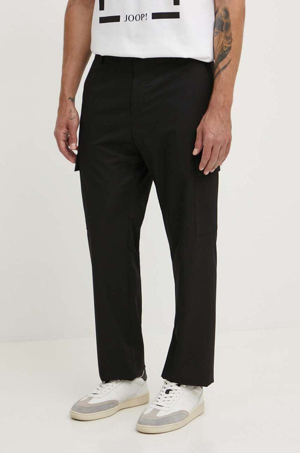 Calvin Klein Hlače Calvin Klein za muškarce, boja: crna, ravni kroj, K10K112979
