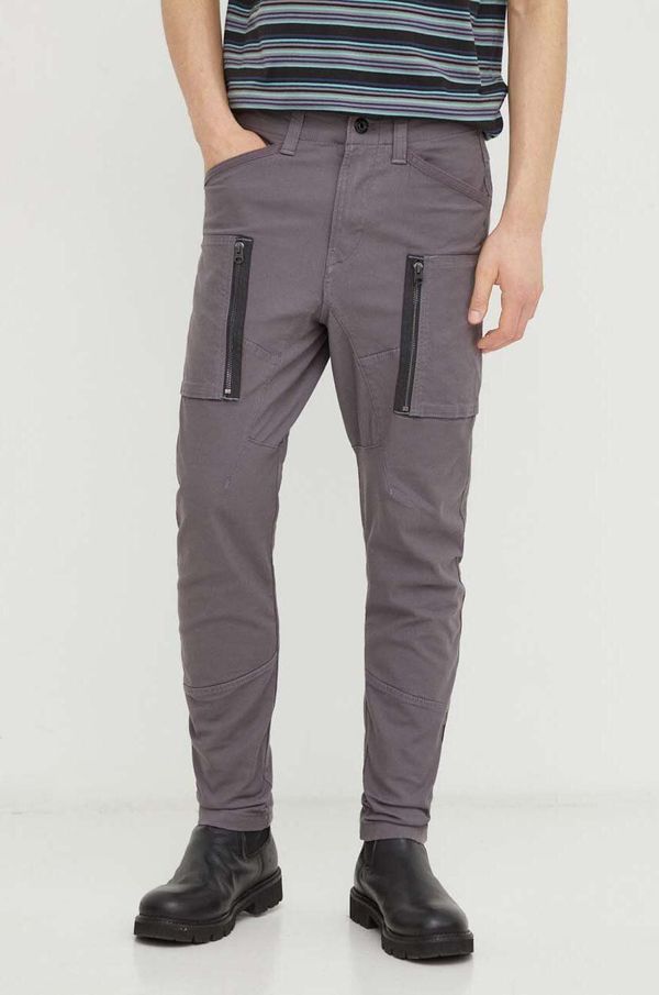 G-Star Raw Hlače G-Star Raw za muškarce, boja: crna, ravni kroj