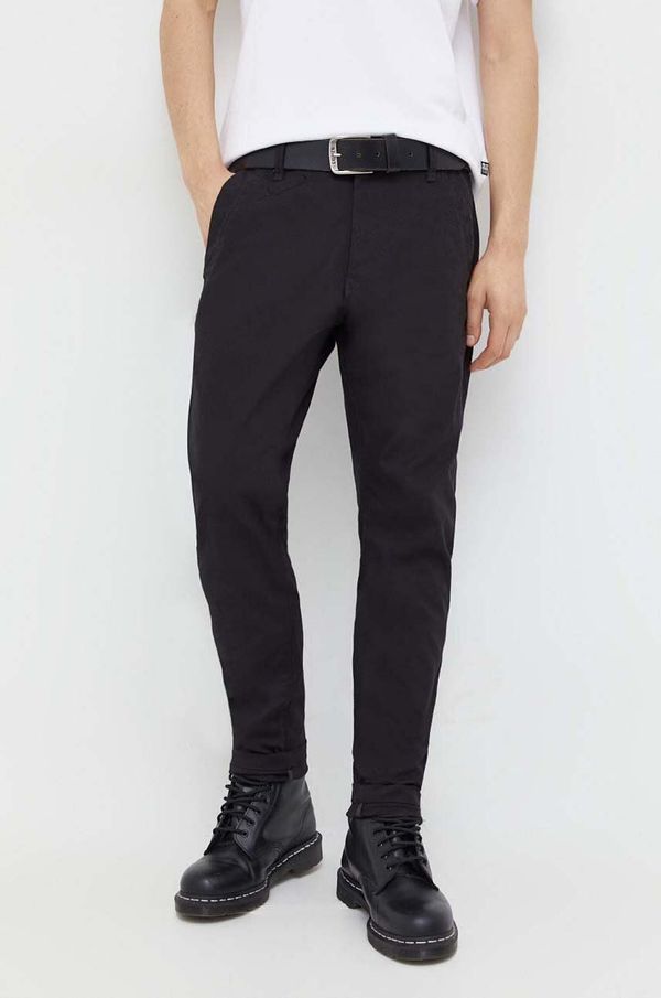 G-Star Raw Hlače G-Star Raw za muškarce, boja: siva, chinos kroj