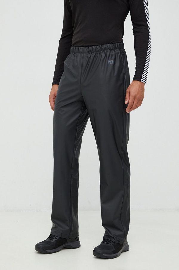 Helly Hansen Hlače Helly Hansen za muškarce, boja: crna, ravni kroj