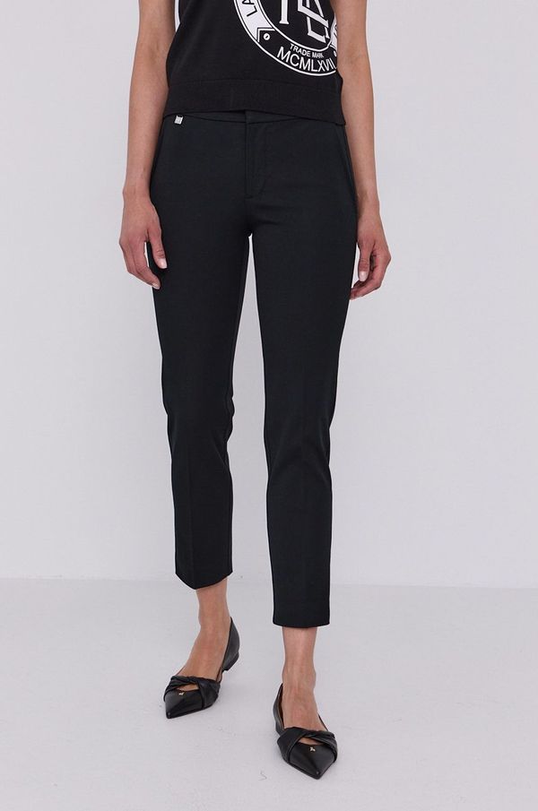 Lauren Ralph Lauren Hlače Lauren Ralph Lauren za žene, boja: crna, 200747991001