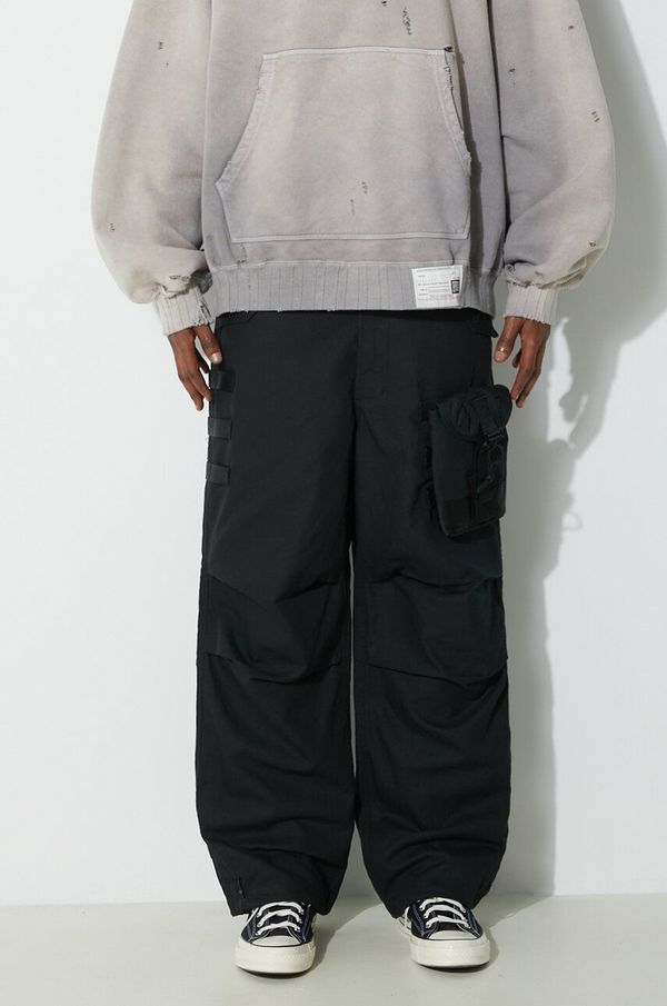 Maharishi Hlače Maharishi M.A.L.I.C.E. M51 Cargo Pants Cotton Hemp Twill 28 za muškarce, boja: crna, cargo kroj, 5051.BLACK
