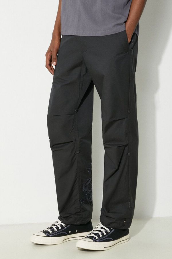 Maharishi Hlače Maharishi Original Dragon Snopants za muškarce, boja: crna, chinos kroj, 5063.BLACK