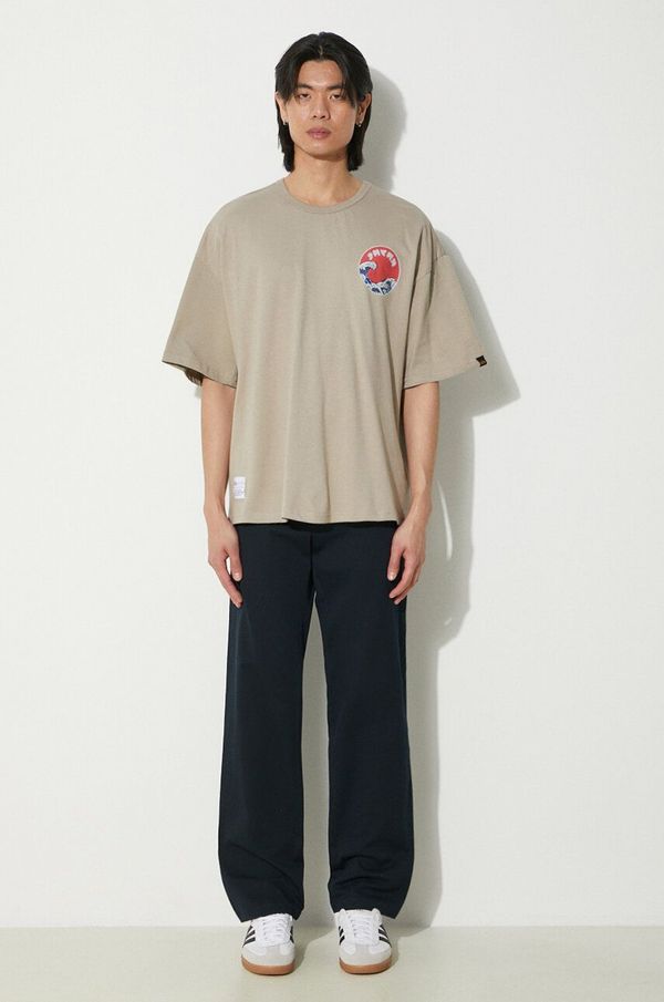 Norse Projects Hlače Norse Projects Aros Regular Organic za muškarce, boja: tamno plava, ravni kroj, N25.0368.7004