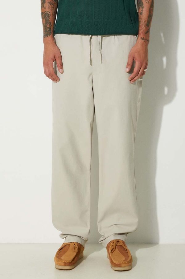Norse Projects Hlače Norse Projects Ezra Solotex za muškarce, boja: bež, ravni kroj, N25.0383.0216-0216