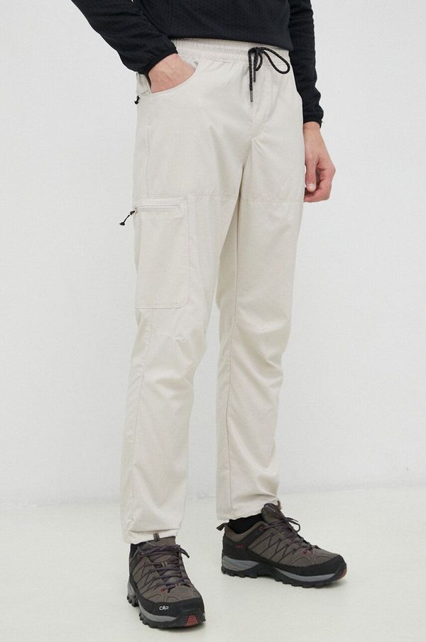 Columbia Hlače outdoor Columbia Coral Ridge boja: bež, ravni kroj