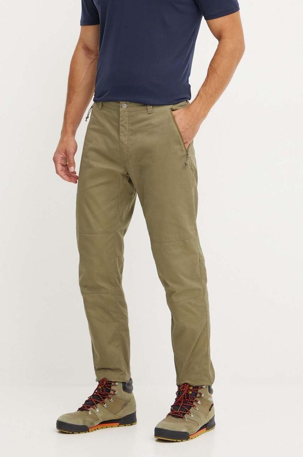Fjallraven Hlače outdoor Fjallraven Vardag boja: zelena, F86666.620