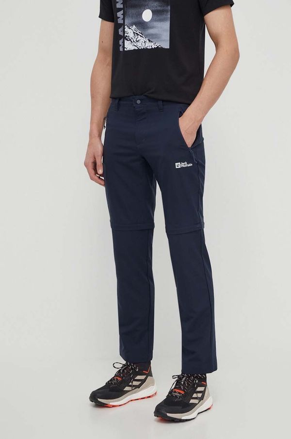 Jack Wolfskin Hlače outdoor Jack Wolfskin ACTIVE TRACK boja: tamno plava, 1508241