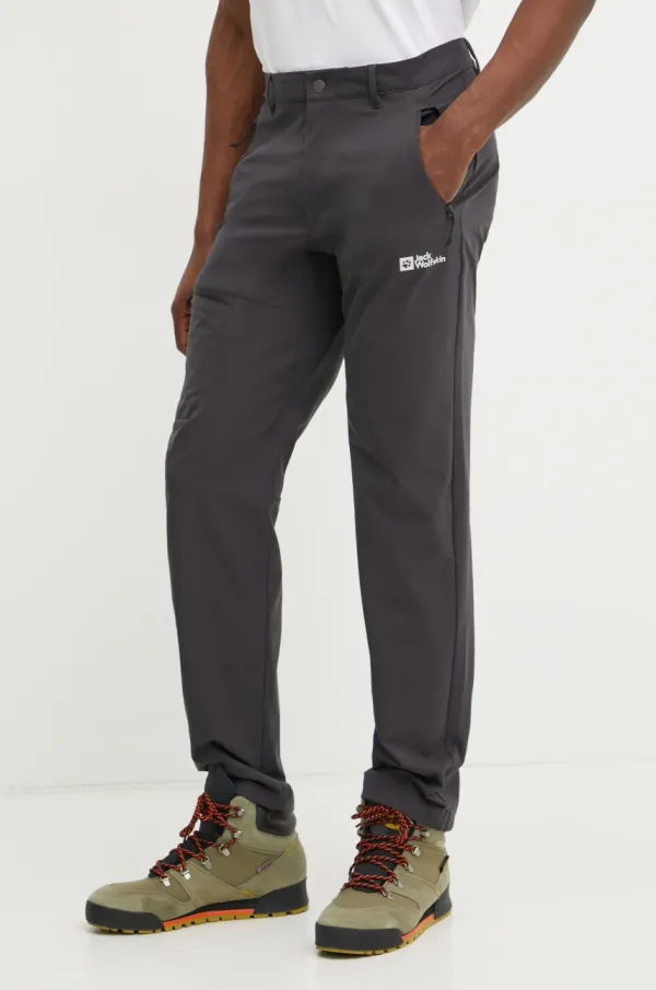 Jack Wolfskin Hlače outdoor Jack Wolfskin Pico Trail boja: siva, A63904