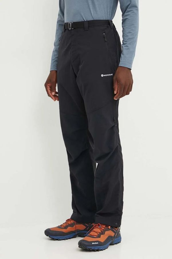 Montane Hlače outdoor Montane Terra boja: crna