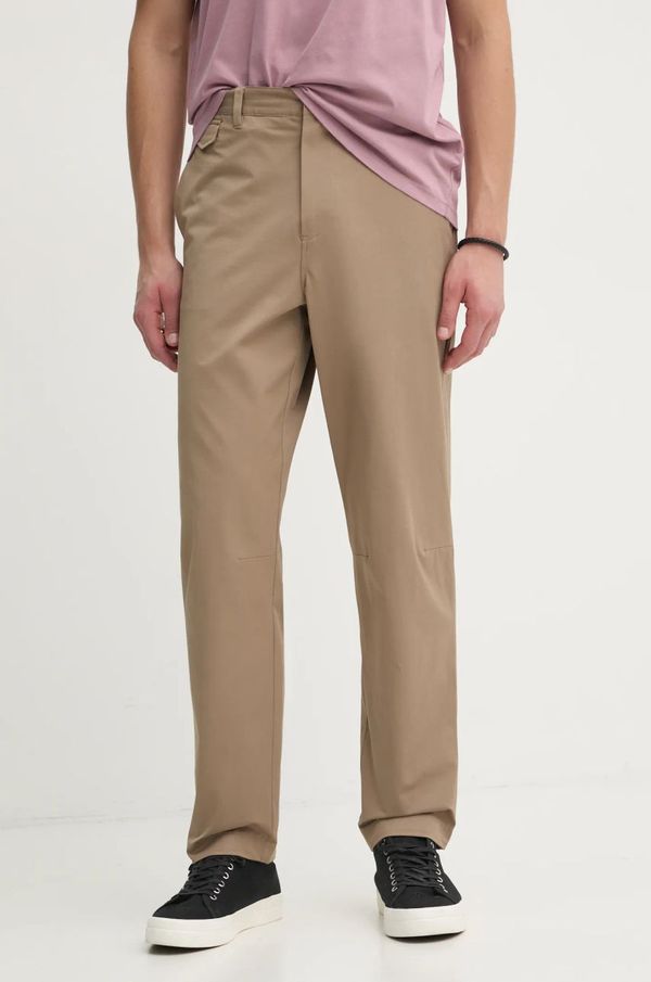 PS Paul Smith Hlače PS Paul Smith za muškarce, boja: bež, chinos kroj, M2R.769Y.P22261