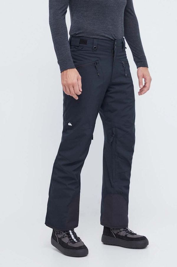 Quiksilver Hlače Quiksilver Boundry za muškarce, boja: crna