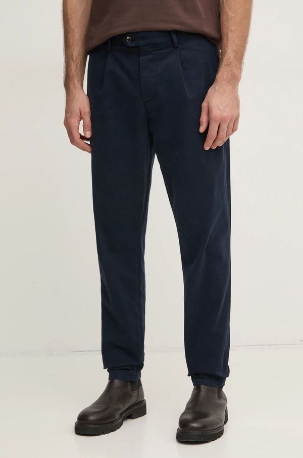 Tommy Hilfiger Hlače Tommy Hilfiger za muškarce, boja: tamno plava, ravni kroj, MW0MW38120