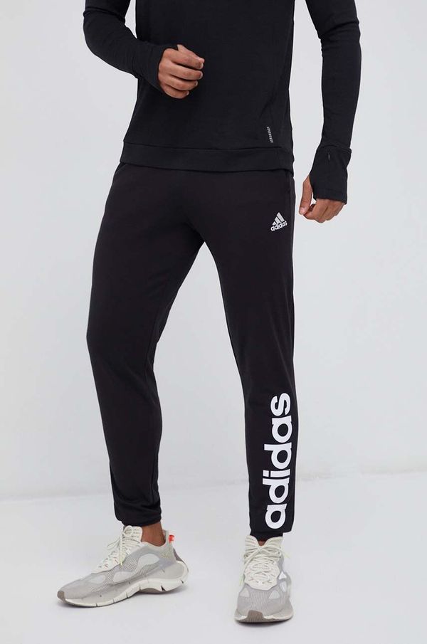 adidas Hlače za trening adidas boja: crna, s tiskom
