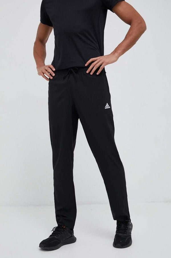 adidas Hlače za trening adidas Essentials Stanford boja: crna, s aplikacijom