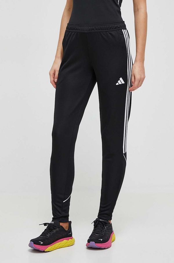 adidas Performance Hlače za trening adidas Performance Tiro 23 boja: crna, s aplikacijom HS3540
