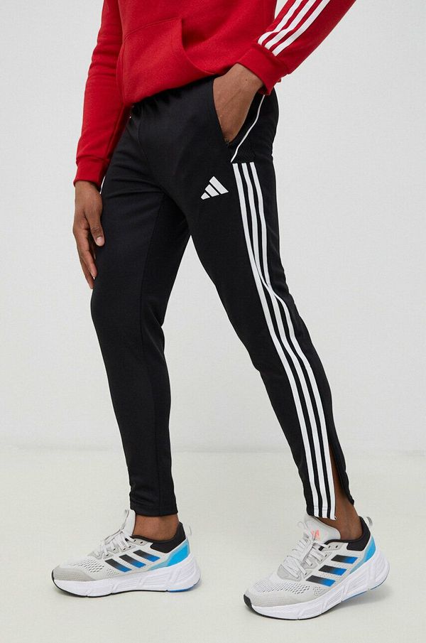 adidas Performance Hlače za trening adidas Performance Tiro 23 boja: crna, s aplikacijom