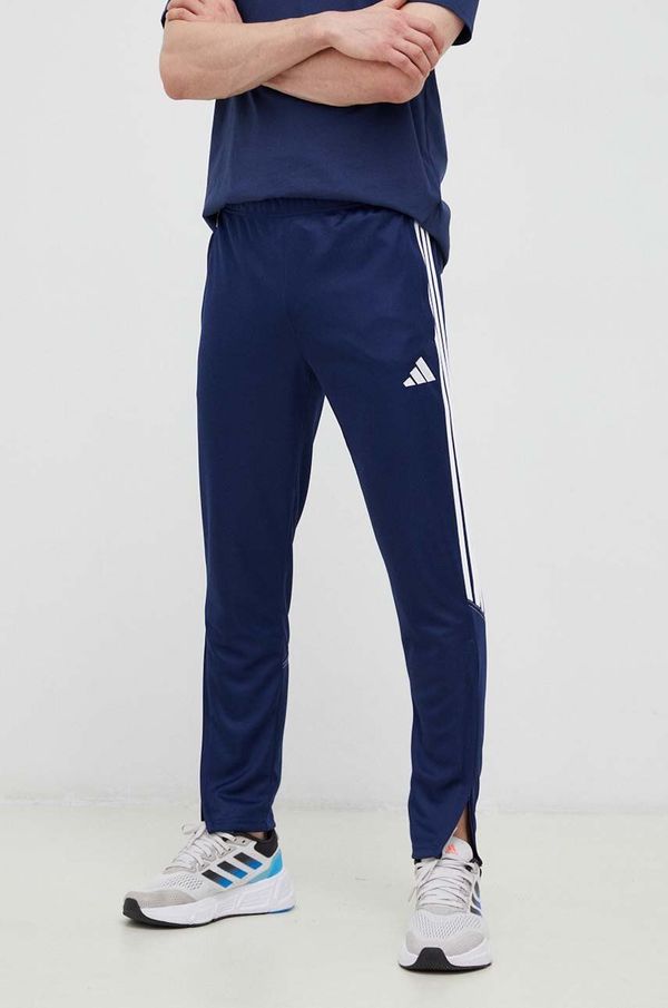 adidas Performance Hlače za trening adidas Performance Tiro 23 boja: tamno plava, s aplikacijom