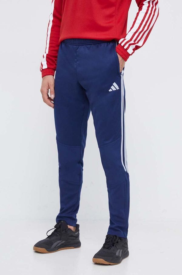 adidas Performance Hlače za trening adidas Performance Tiro 23 Competition Winterized boja: tamno plava, s aplikacijom
