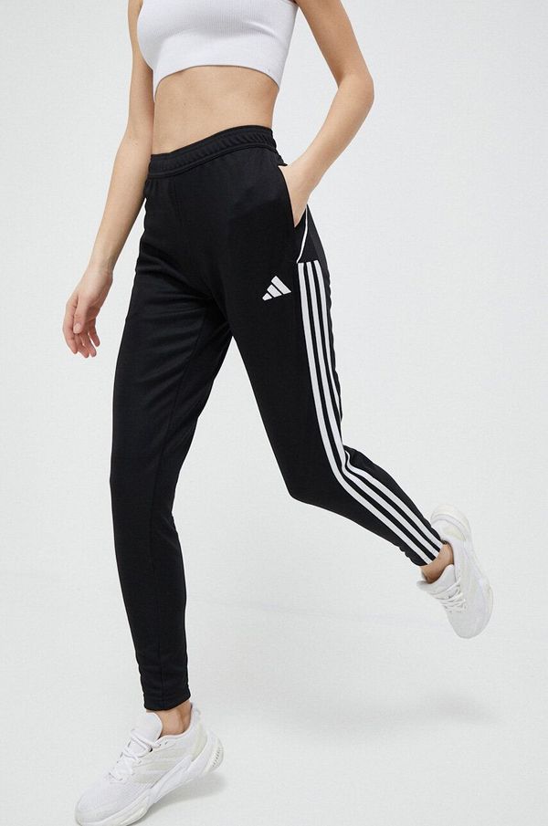 adidas Performance Hlače za trening adidas Performance Tiro 23 League boja: crna, s aplikacijom
