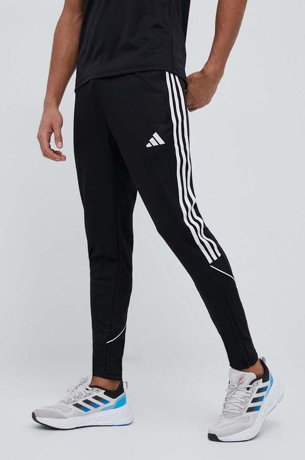 adidas Performance Hlače za trening adidas Performance Tiro 23 League boja: crna, s aplikacijom