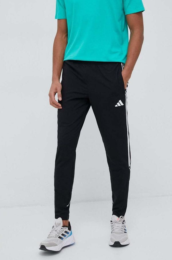 adidas Performance Hlače za trening adidas Performance Tiro 23 League boja: crna, s aplikacijom